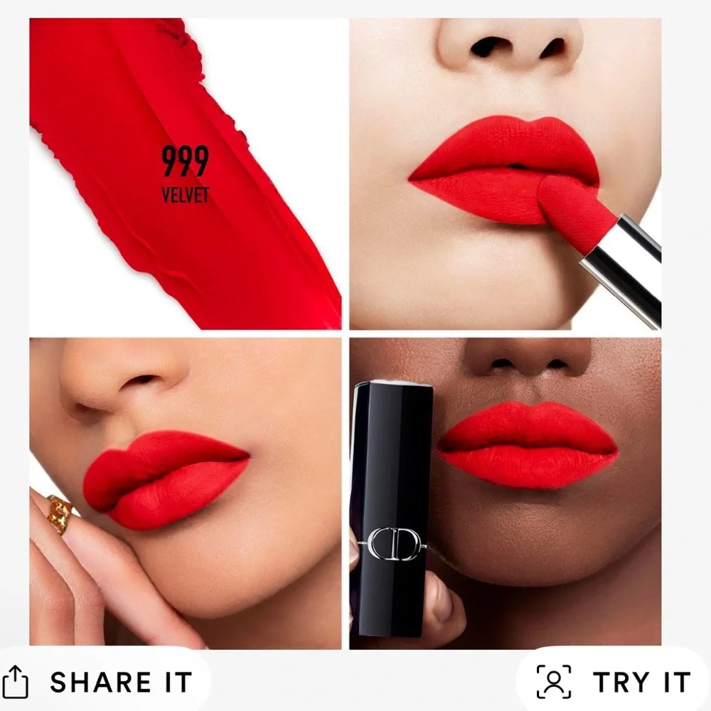 DIOR Rouge Dior Color 999 Couture Color Lipstick - Matte Lipstick Finishes - Picture 3 of 4